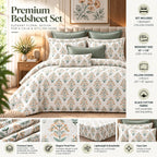 Icons Gift ready king size bedsheets