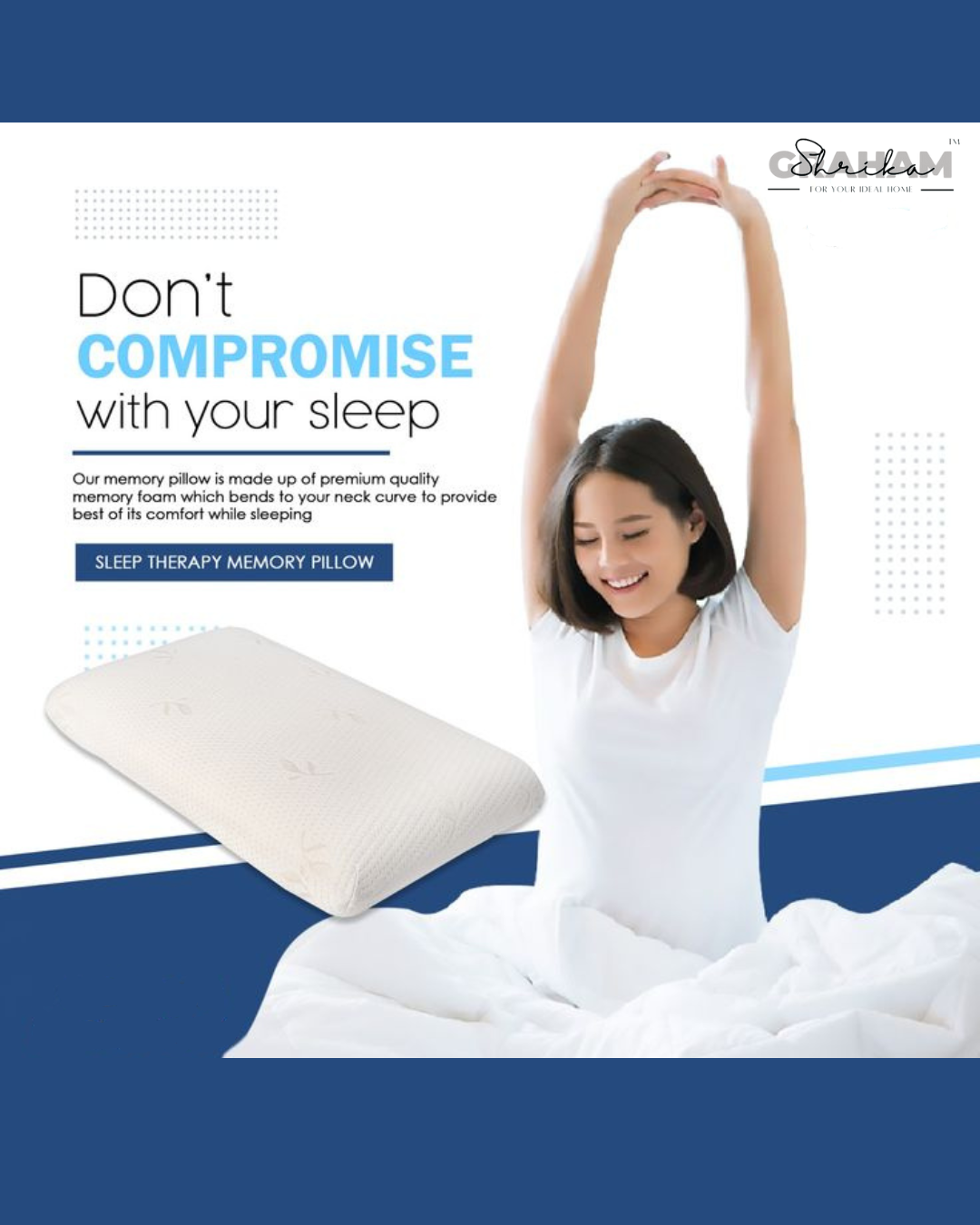 Memory Foam Pillow — Contour / Slim / Standard