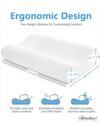 Memory Foam Pillow — Contour / Slim / Standard