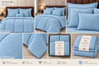 Kinoori Japanese Cotton Sateen Comforter & Bedsheet Set