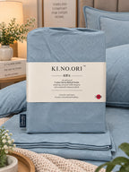 Kinoori Japanese Cotton Sateen Comforter & Bedsheet Set