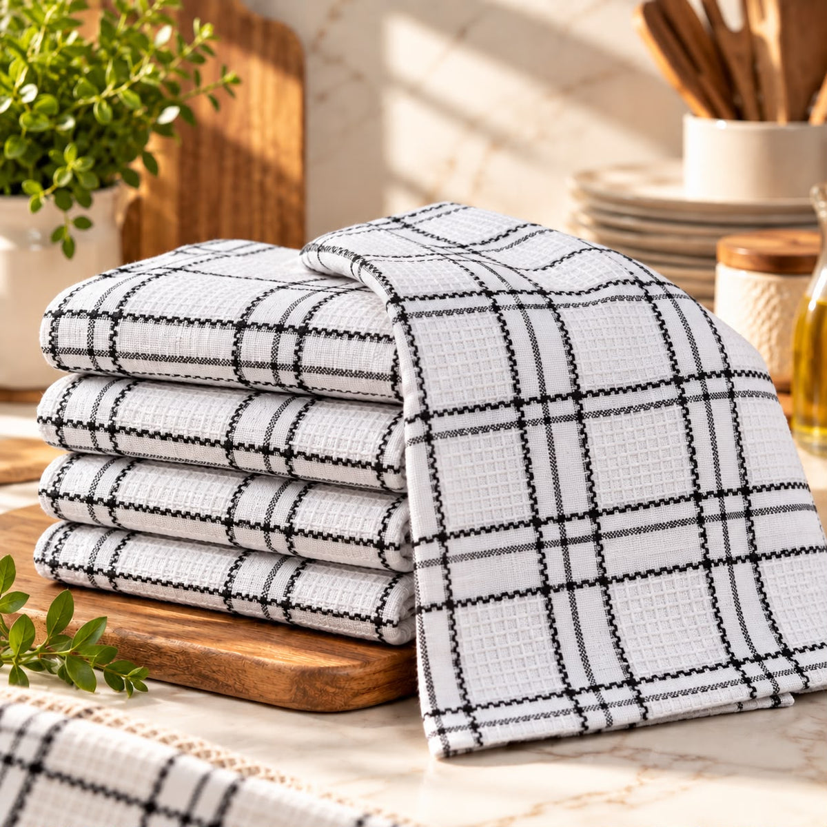 Pure Cotton Textured Kitchen Napkins/Towels