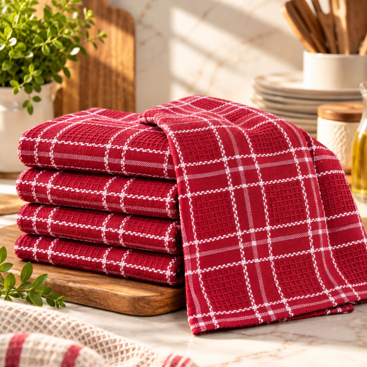 Pure Cotton Textured Kitchen Napkins/Towels