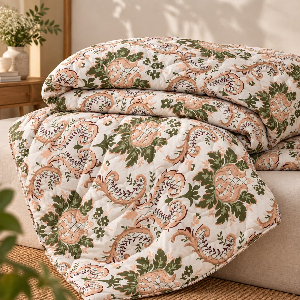 Aangan Double bed reversible comforter