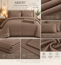 Ariste solid King size Comforter set