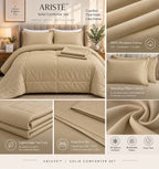 Ariste solid King size Comforter set